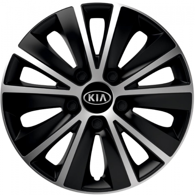 KRYTY KOLIES PRE KIA 15" RAPIDE silver/black 4ks